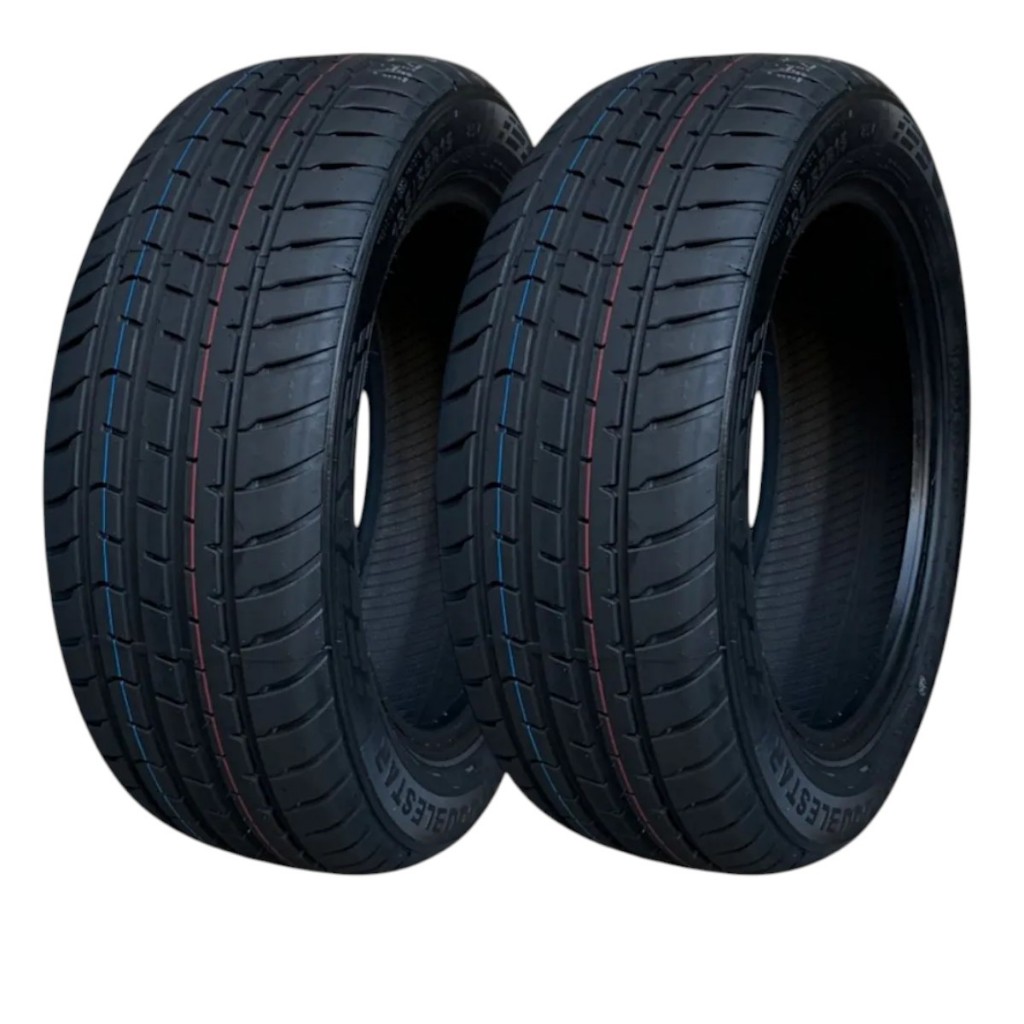 Kit 2 Pneus 195/55R15 85V Aro15 Doublestar Novo Polo Punto Fox Bravo Vectra Astra Siena Linea Cobalt em Oferta na Shopee