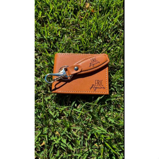 Carteira Porta Cédulas Couro Minimalista Personalizada Laser Nome Logotipo, Frases, Inicias em Oferta na Shopee