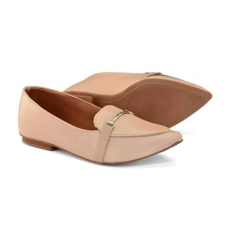 Sapatilha Mocassim Feminina Bico Fino | Elegante, Confortável, Casual e Social – Do 34 ao 39