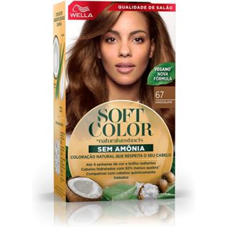 Tinta De Cabelo Soft Color Chocolate 67 em Oferta na Shopee