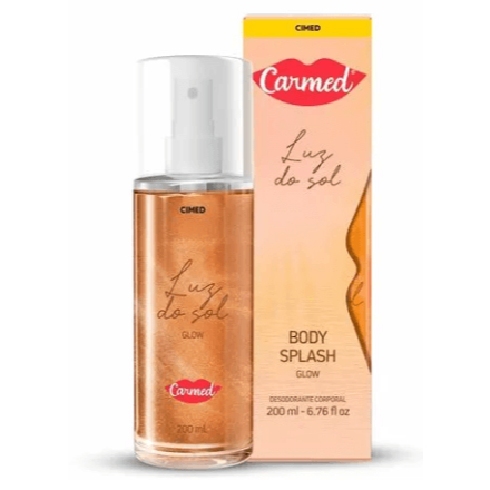 Body Splash Carmed Luz do Sol Glow 200ml em Oferta na Shopee