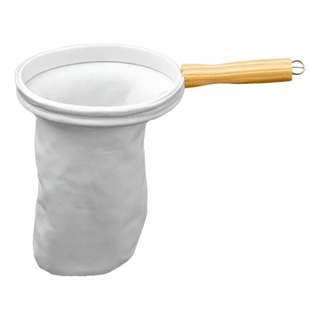 Coador de Pano Tecido 100% Algodão com Cabo de Madeira - 110mm para Chá Café 1 unidade em Oferta na Shopee