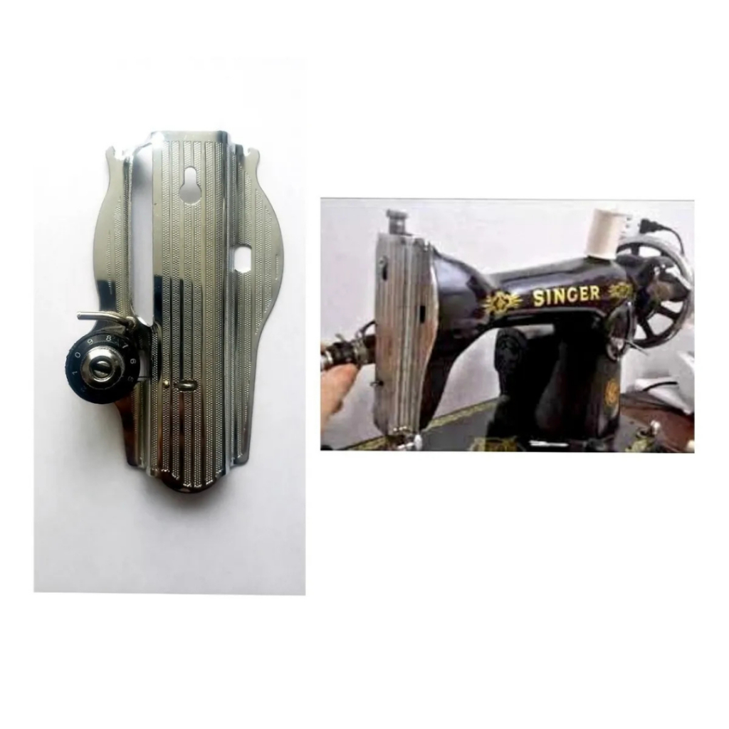 Tampa Lateral com Tensor para Máquina de Costura Pretinha Singer 15c Elgin  Leonam  Vigorelli
