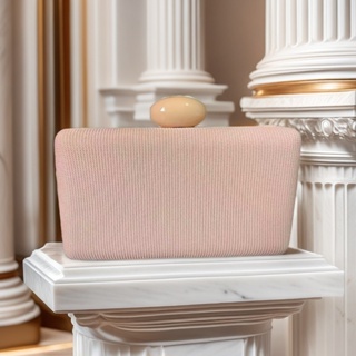 Bolsa Clutch Tecido Padrão Perfurado Malha Trançada em Oferta na Shopee