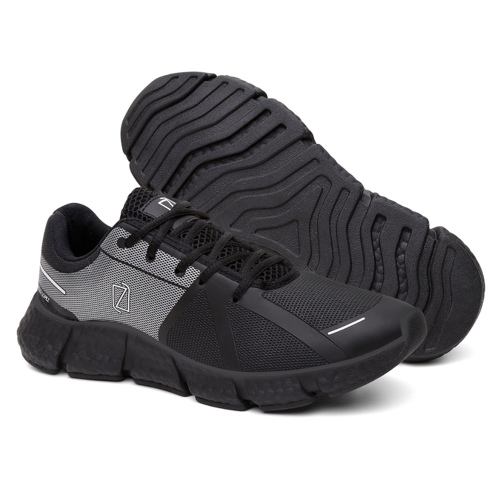 Tênis Masculino Casual Academia Preto Leve Corrida Caminhada Fitness Esportivo Estiloso Moderno