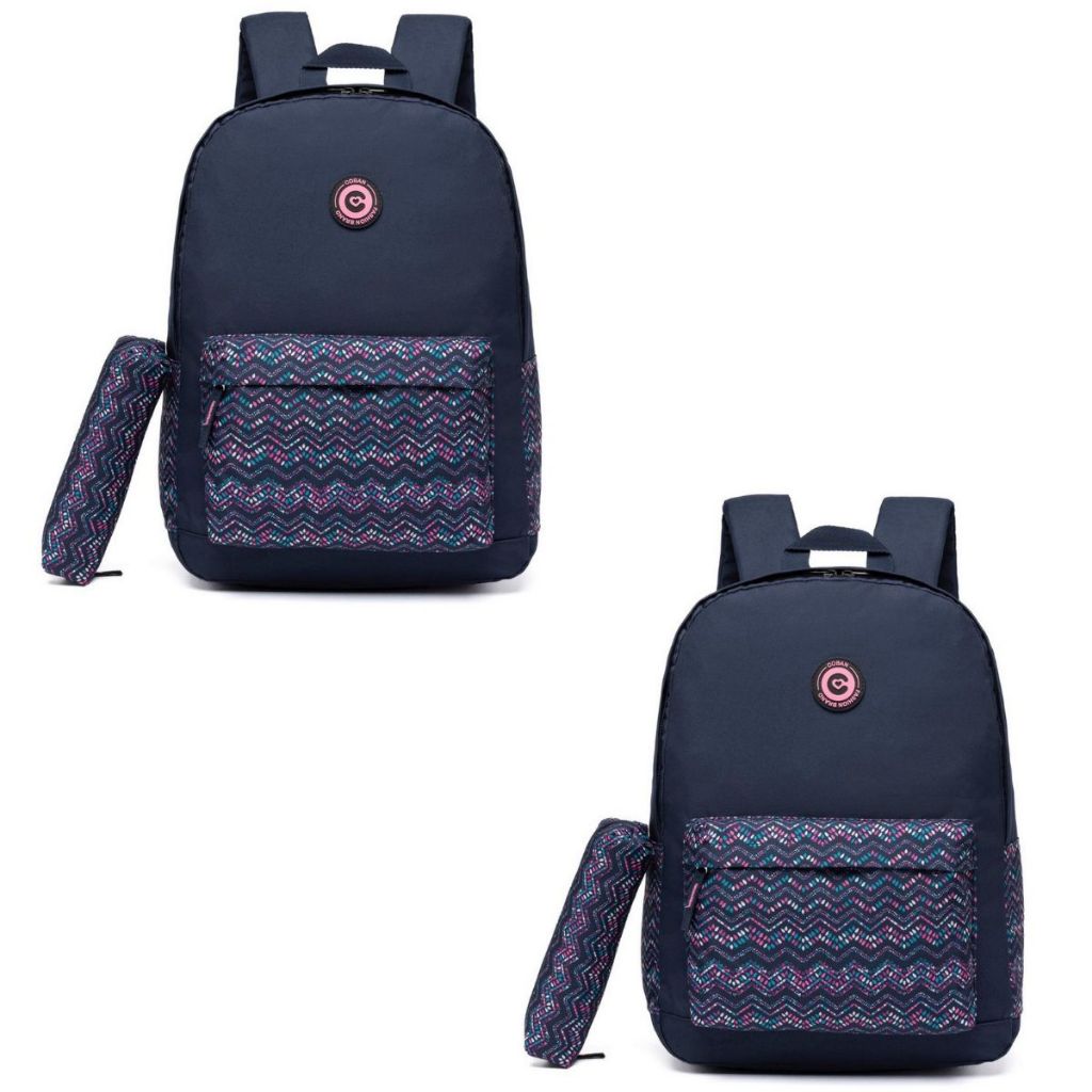 Kit 2 Mochilas Masculina Reforçada Resistente para Escola Faculdade Trabalho Uso Diário