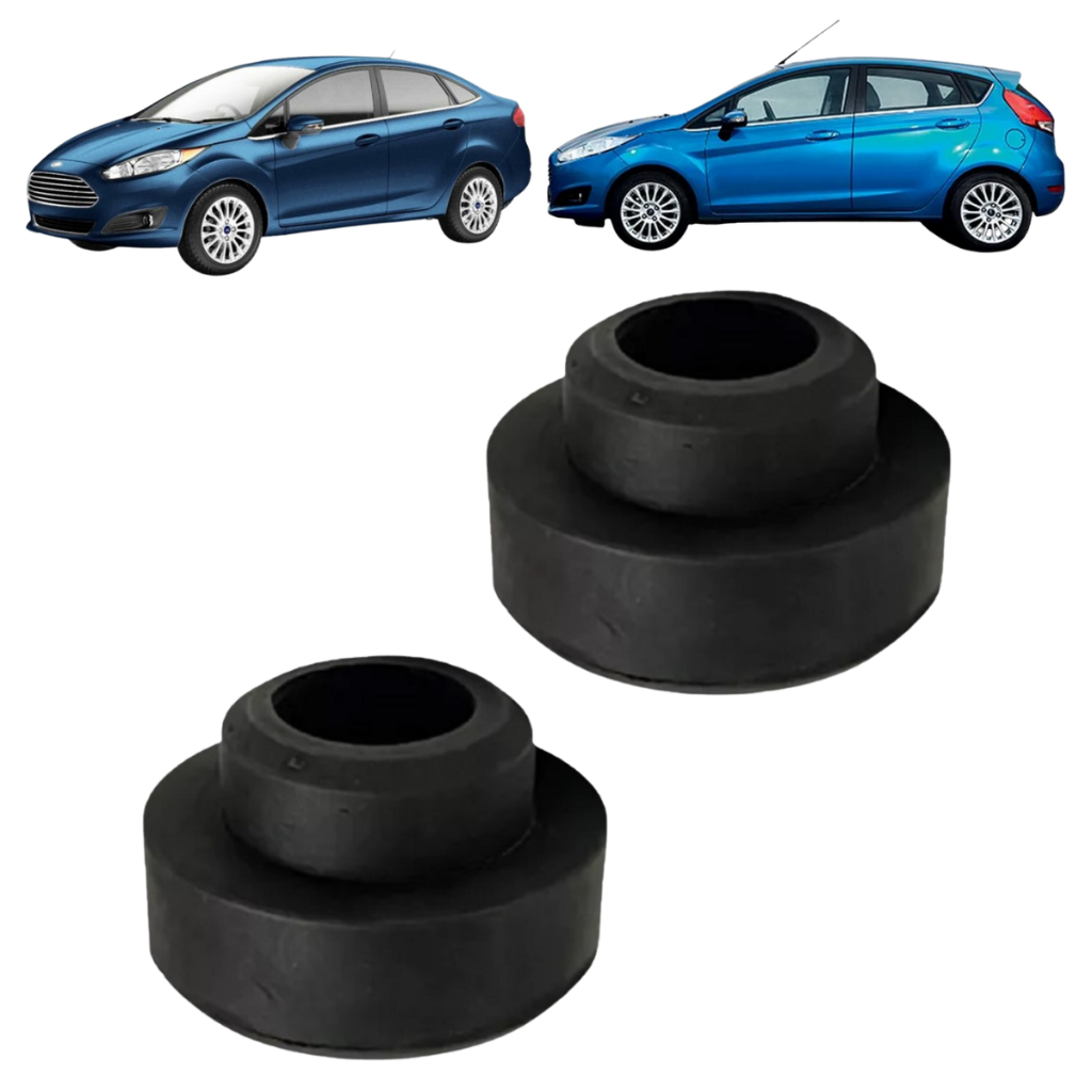 Kit 2 Calço Gnv Mola Traseira New Fiesta 2013 2014 2015 2016