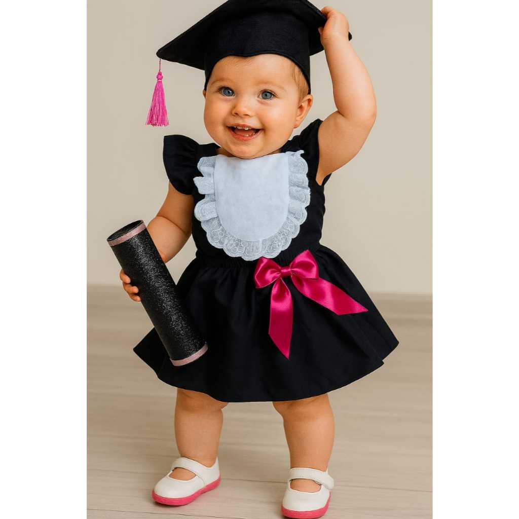 Kit Body tematico para mesversario de bebê de formatura Capelo Jabur Canudo Diploma Fotos Ensaio em Oferta na Shopee