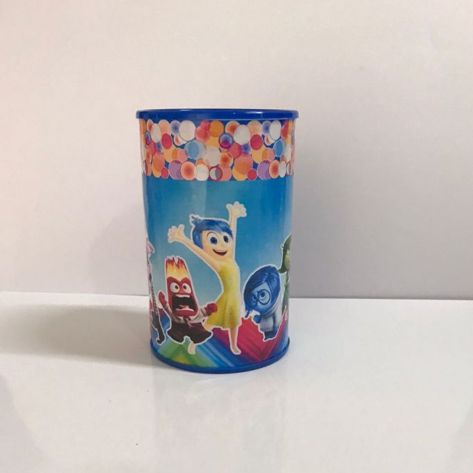 Lembrancinha Cofrinho Personalizado Infantil - DIVERTIDAMENTE – Aniversário, Festa e Chá de Bebê