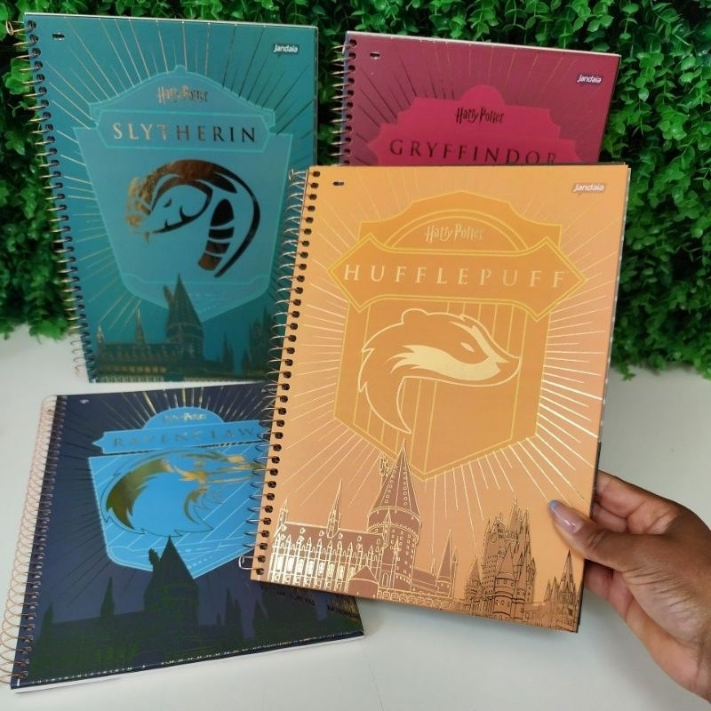 Caderno Universitário Harry Potter 1mt c/ 96 fls JANDAIA  Edição Especial Caderno Harry Potter Material Escolar em Oferta na Shopee