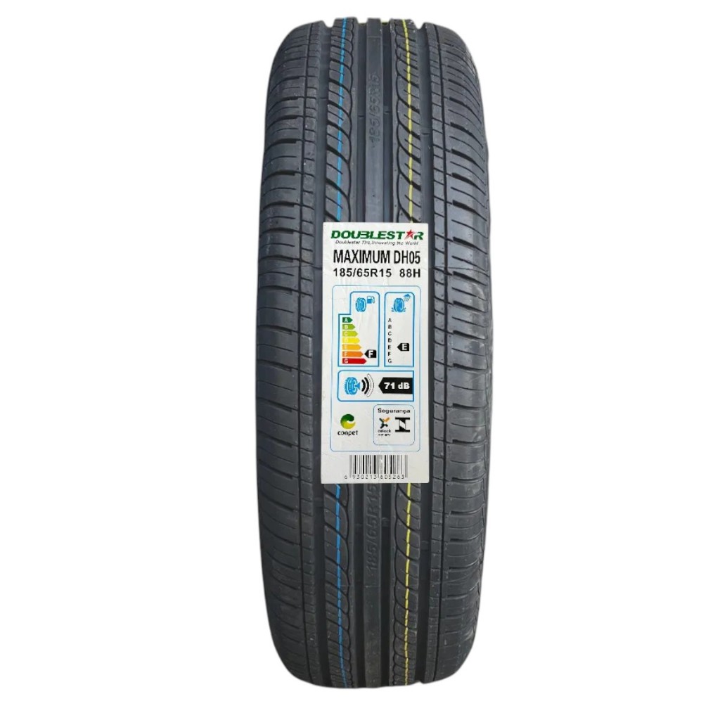 Detalhes do Kit 4 Pneus 185/65R15 88H Doublestar Onix Prisma HB20 Siena Voyage Logan Spin Sandero Virtus Santana