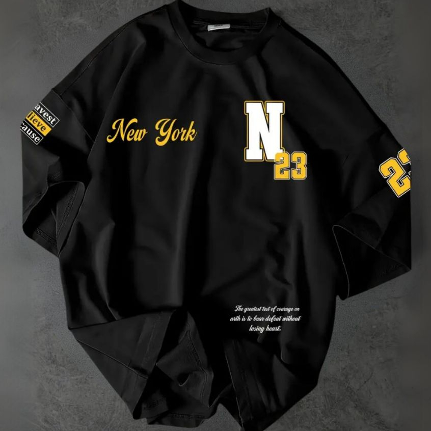 Camiseta Oversized Despojada Masculina  Estilo American Streetwear New Moda Verão Algodão