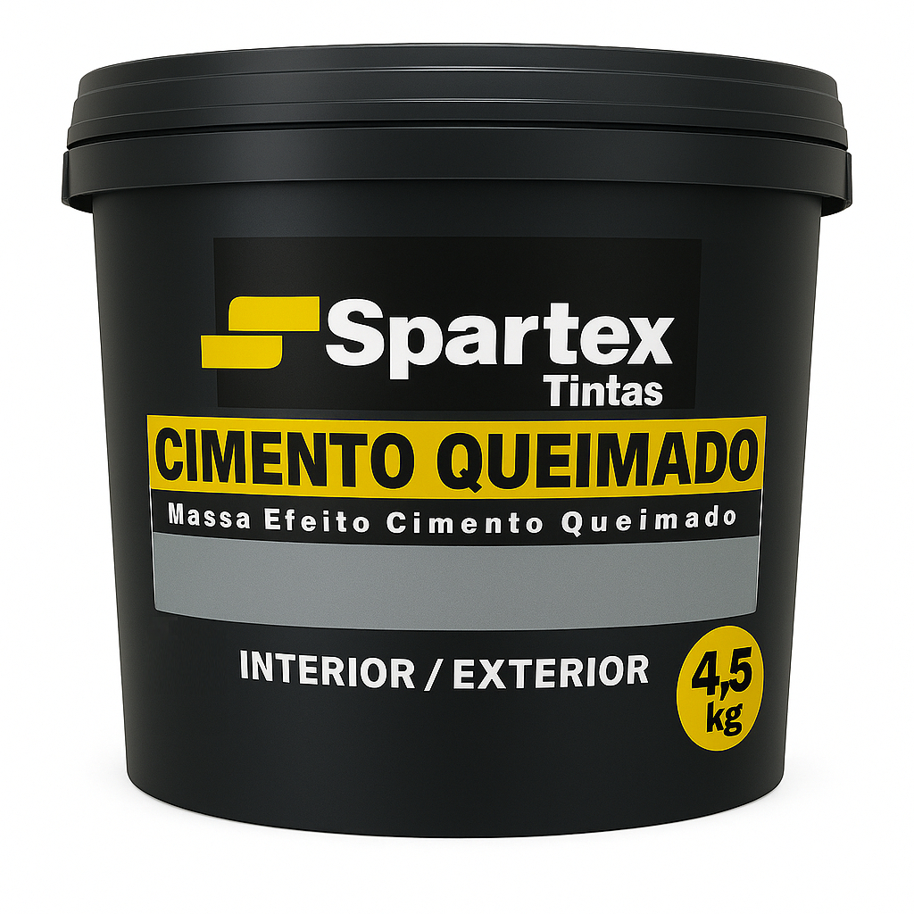 Cimento Queimado Para Paredes Externas e Internas Revestimento Decorativo 4,5kg Spartex em Oferta na Shopee