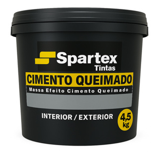 Cimento Queimado Para Paredes Externas e Internas Revestimento Decorativo 4,5kg Spartex em Oferta na Shopee