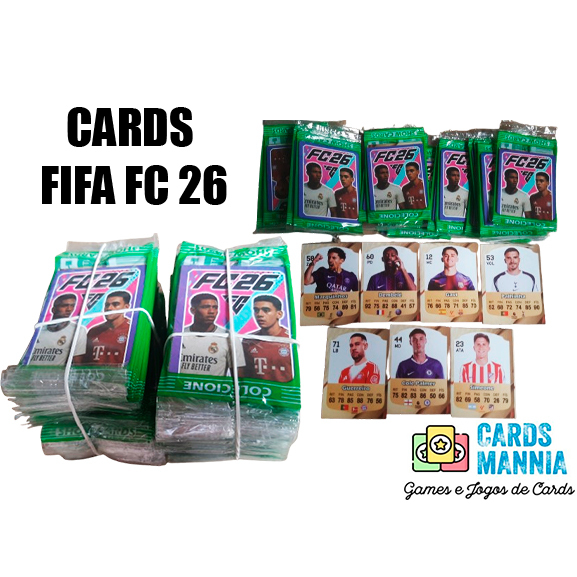 Kit 40 Cards EA FC 26 Fifa Ultimate Futebol Fifa 26 + Fifa Icons