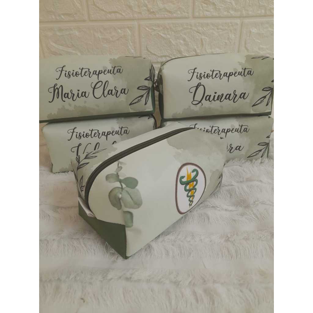 Bolsinha necessaire box personalizado aniversario lembrancinha batizado casamento kit com 10unid