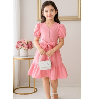 vestido midi para crianças do 4-12 Anos moda evangélica infantil e juvenil em Oferta na Shopee