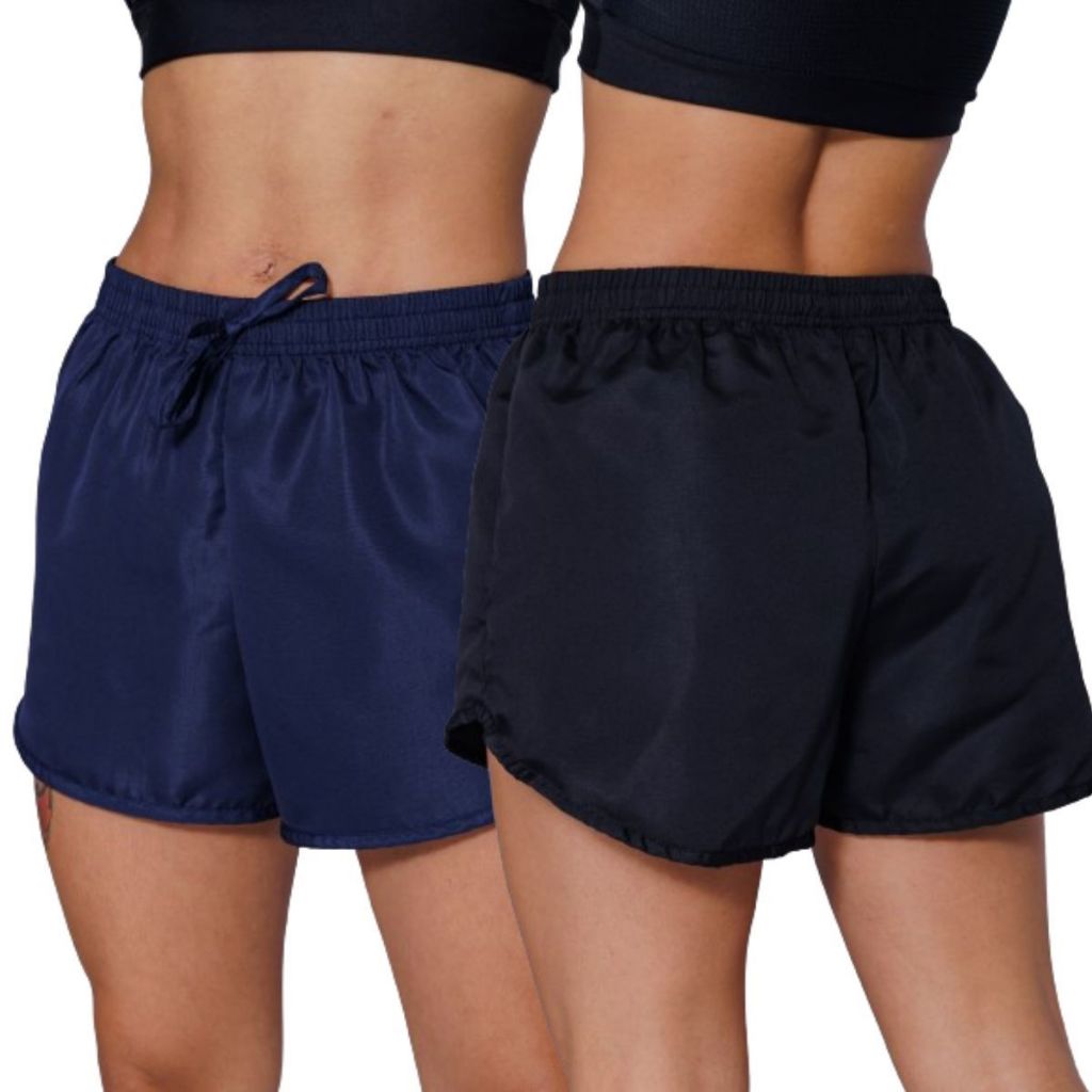 Kit 2 Short Tactel Feminino P ao Plus Size Moda Praia Clube Parque Tecido Leve em Oferta na Shopee