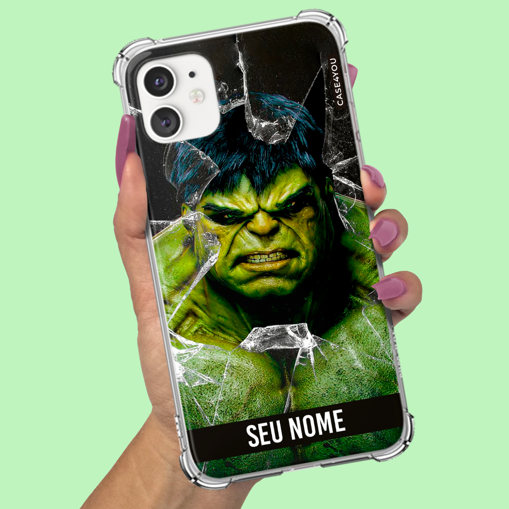 Capa Capinha para Motorola Moto Edge 20 30 40 50 60 Lite Pro Neo Ultra Fusion Anti-impacto Personalizada Hulk
