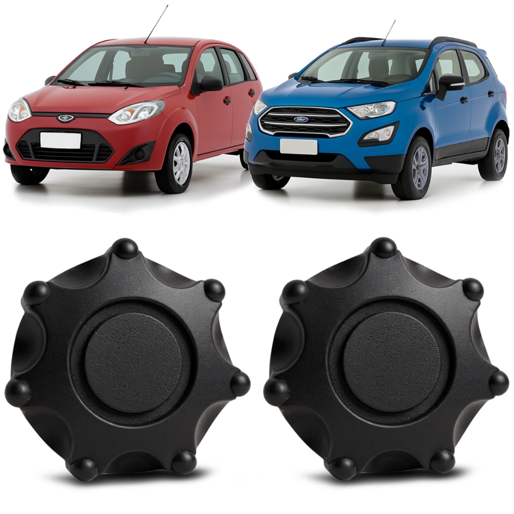 Par Roldana Manopla Reguladora Banco Preto Fiesta  Ecosport 2002 a 2012 Ajuste Costas Coluna