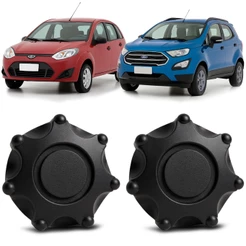 Par Roldana Manopla Reguladora Banco Preto Fiesta Ecosport 2002 a 2012 Ajuste Costas Coluna