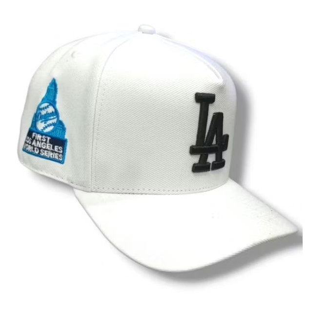 boné cap LA dodgers/ esportivo casual/ unissex/atacador snapback/aba meia curva/lateral personalizada/PREMIUM bordado
