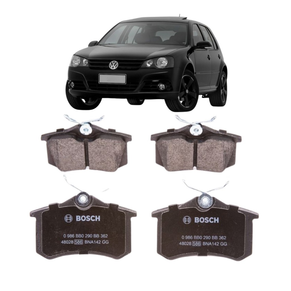 Pastilha Freio Golf Traseira 1995 1996 1997 1998 1999 A 2013 em Oferta na Shopee