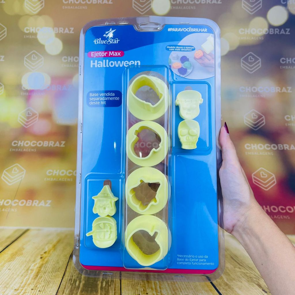 Kit Moldes Halloween Para Ejetor Max - BlueStar (CHOCO)