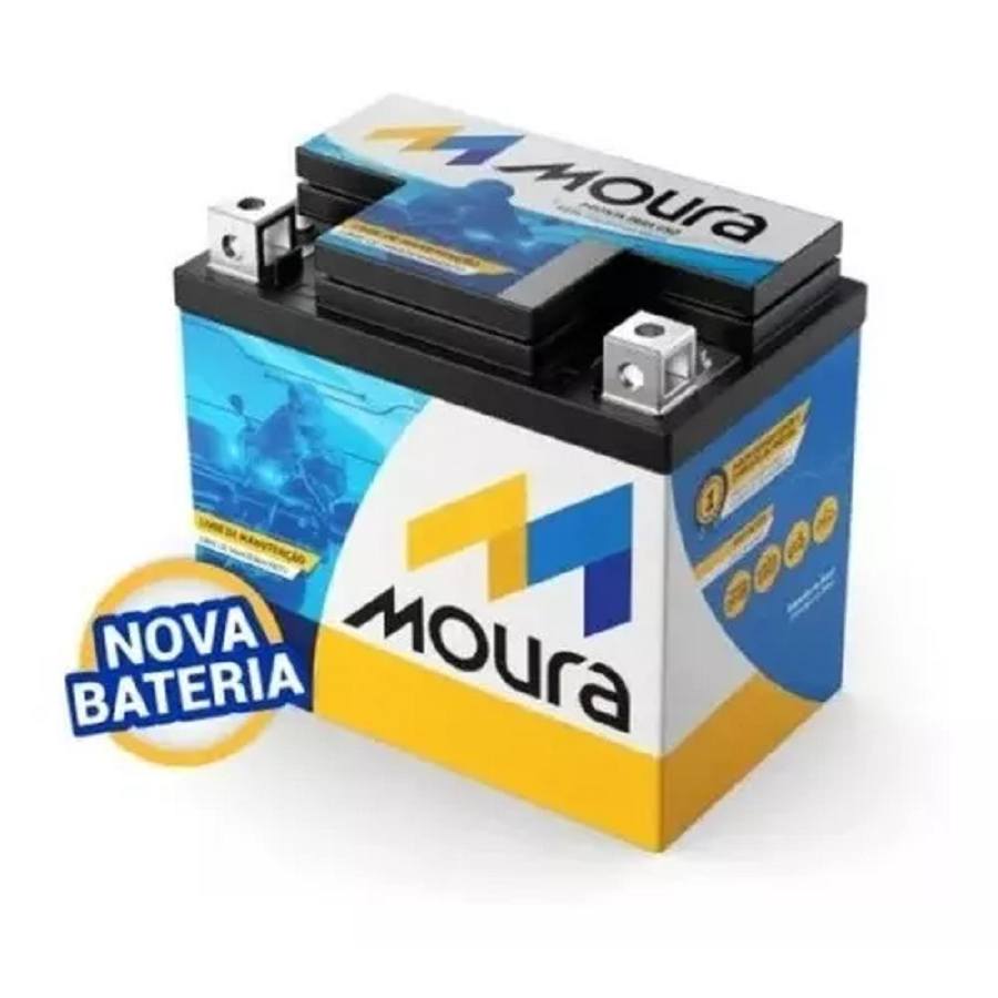 Bateria Moto Honda Yamaha Titan/ Fan/ Biz/ Bros/ Fazer/ Xre/ Crf/ Pcx/ N-max/ 125-150-160/ 12v5ah.