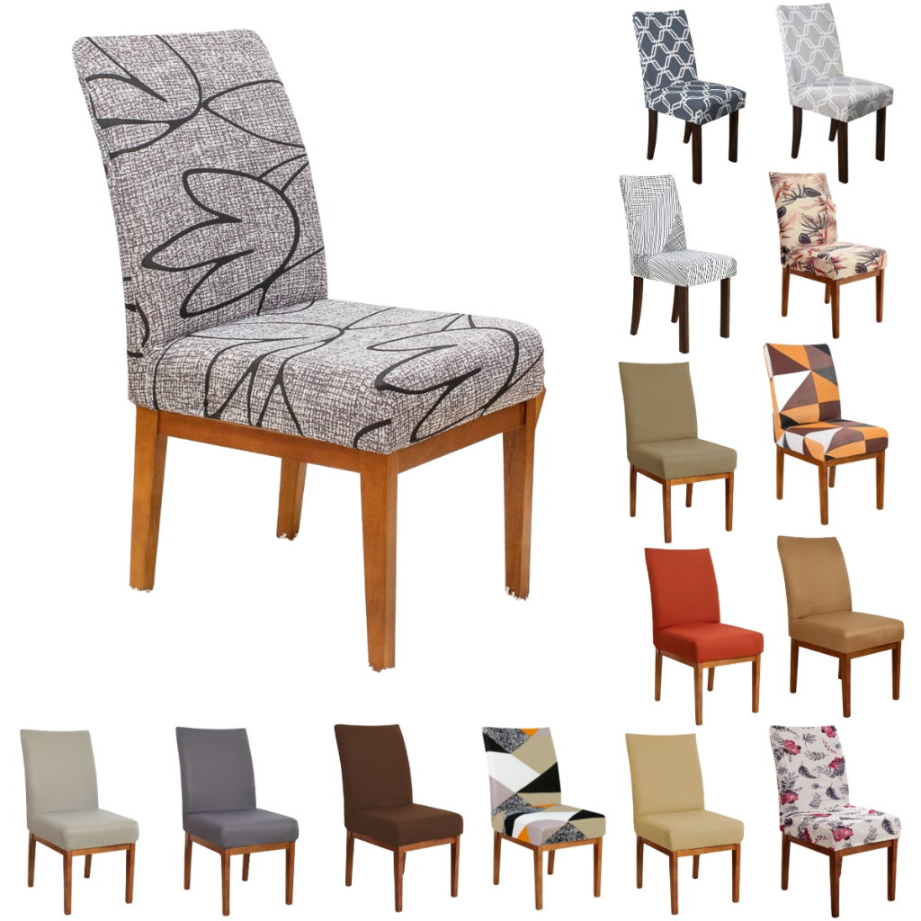 Kit 6 Capa Para Cadeira Jantar Premium  Confortável Várias Cores em Oferta na Shopee