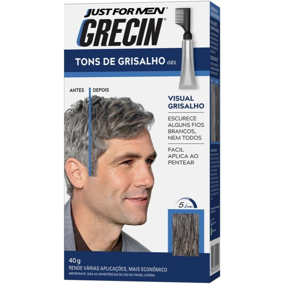 Grecin - Tonalizante Gel Grecin 40Gr Tons Grisalhos