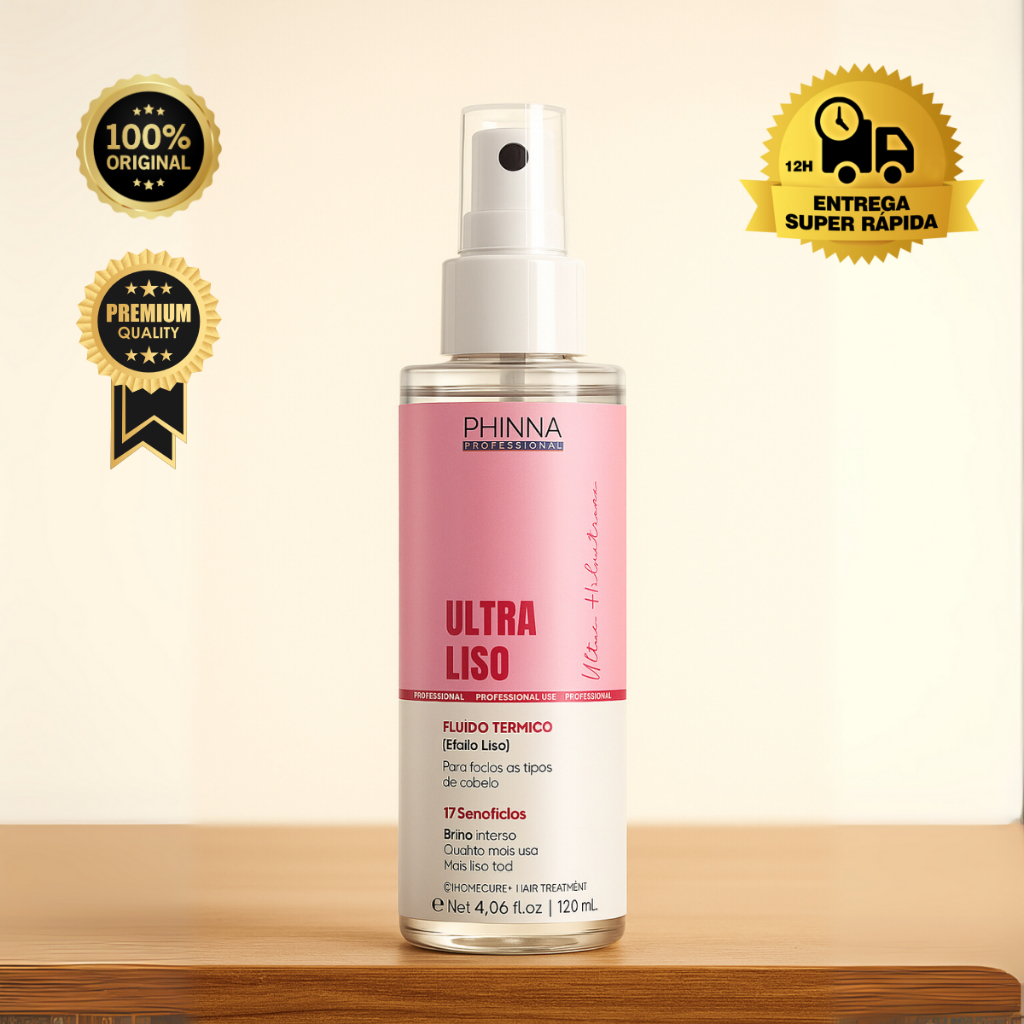 Protetor Térmico Ultra Liso Brilho e Antifrizz 120mL