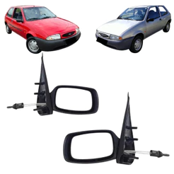 Retrovisor Fiesta 1996 1997 1998 1999 2000 2001 2002 e Street 2003 2004 2005 2/4 Pts Com Controle