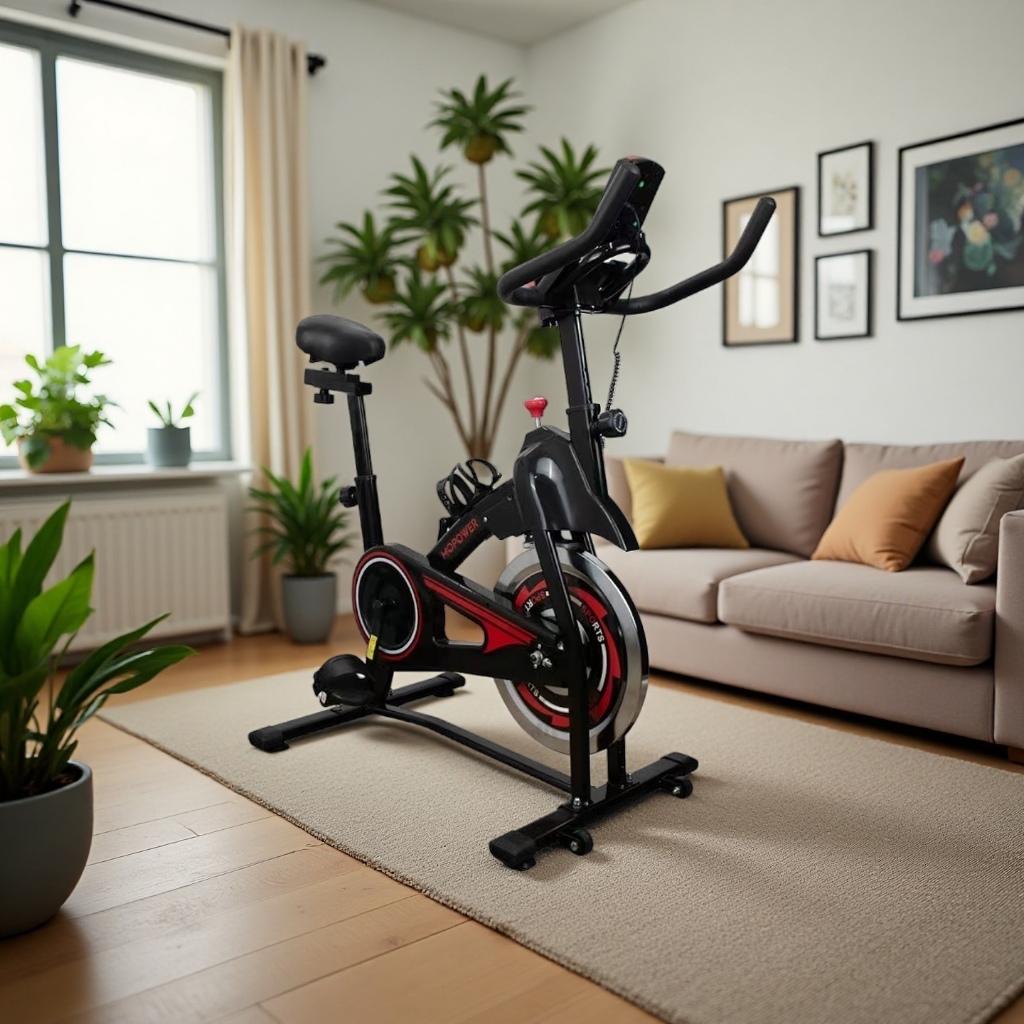 Bicicleta Ergométrica Para Spinning Mecanica 13kg Vermelho