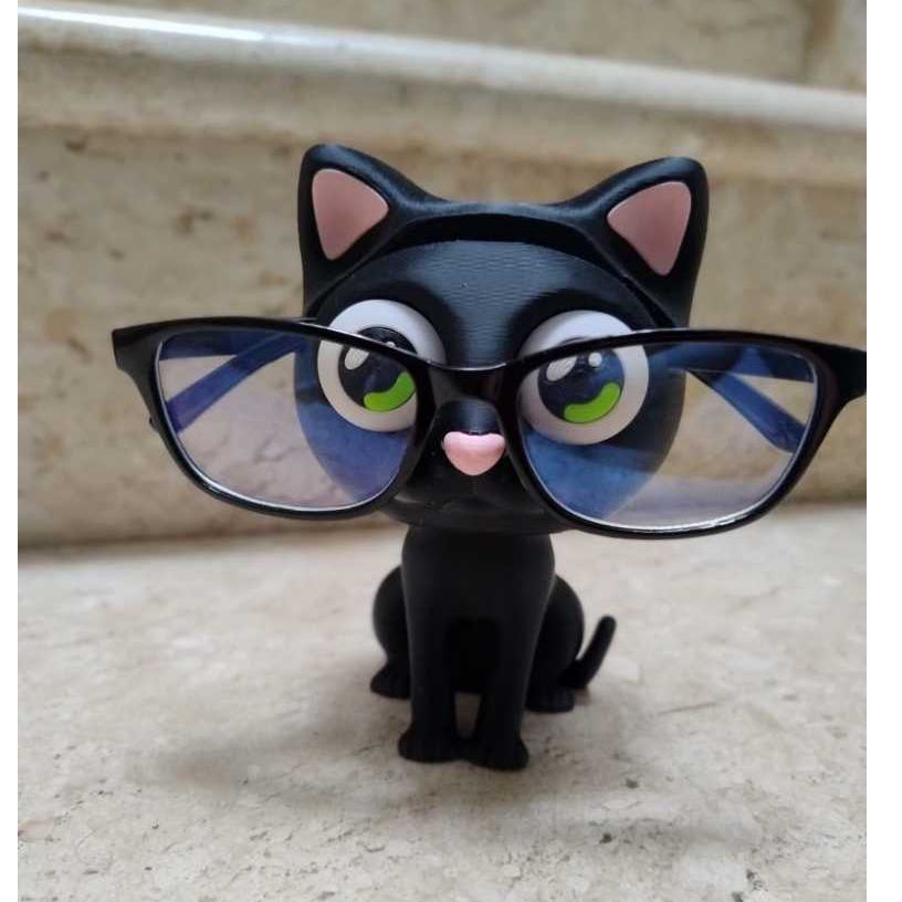 suporte de óculos gato fofinho em Oferta na Shopee