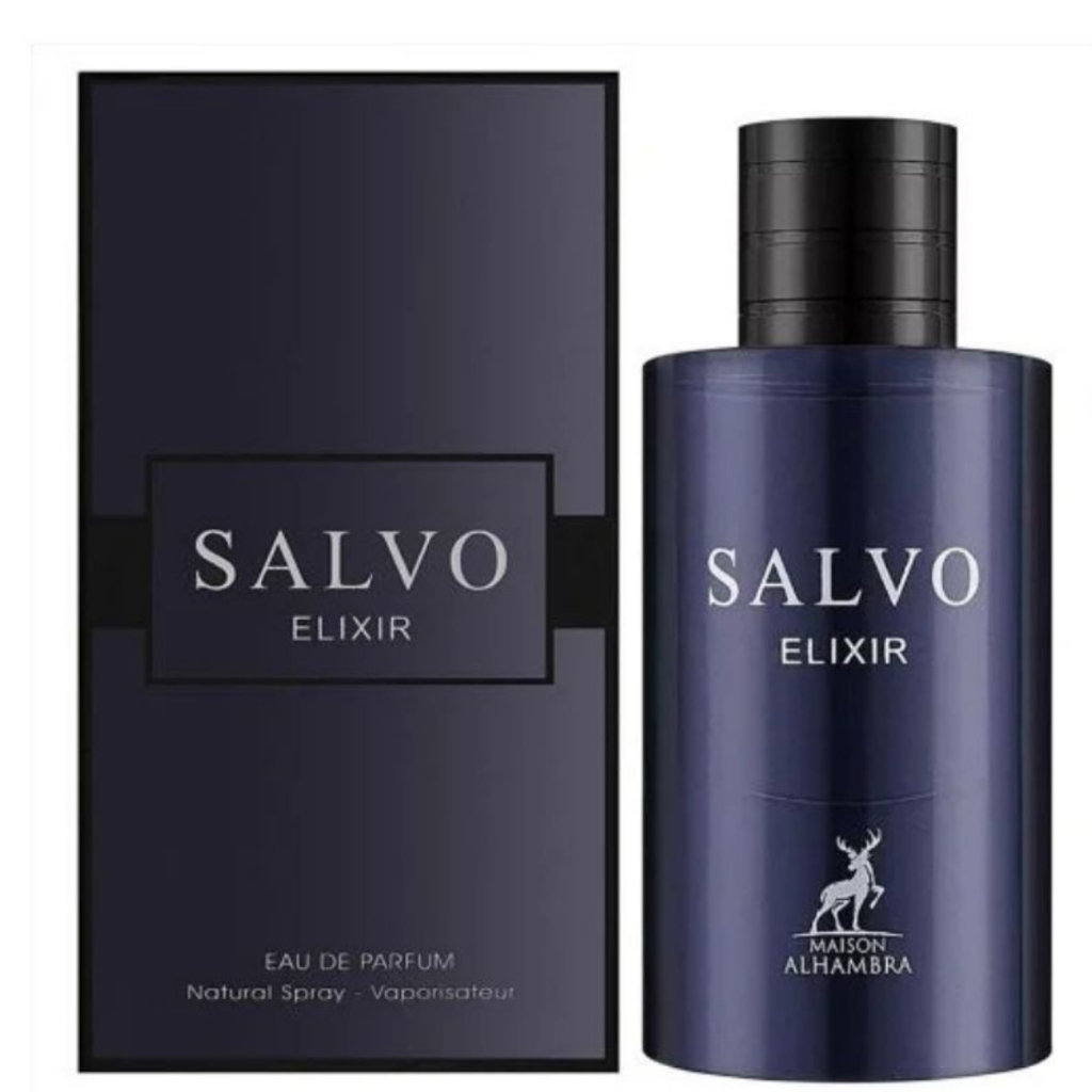 Perfume Árabe Salvo Elixir 60ml Eau De Parfum Maison Alhambra em Oferta na Shopee