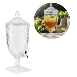 Suqueira 4,5 Litros Acrílico Cristal com Torneira em Oferta na Shopee