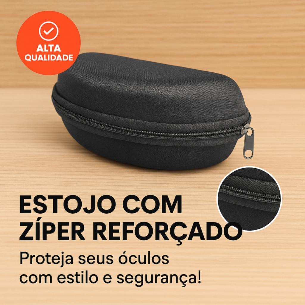 Porta Óculos Estojo Case Capinha para Armação e Óculos Solar