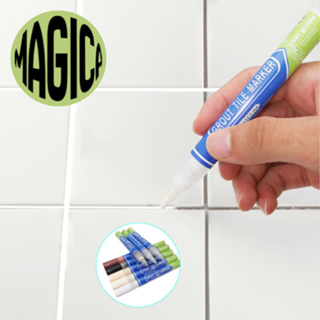 Caneta Magica Para Reparar Rejunte Permanente Pinta Anti-Mofo Bege e Cinza em Oferta na Shopee