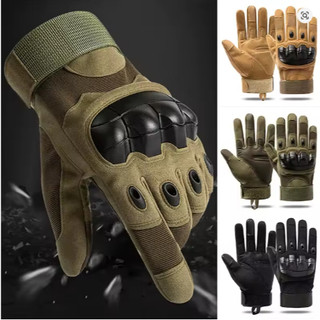 Luva Tática Meio ar livre Dedo Com Proteção Ciclismo Motoboy Paintball