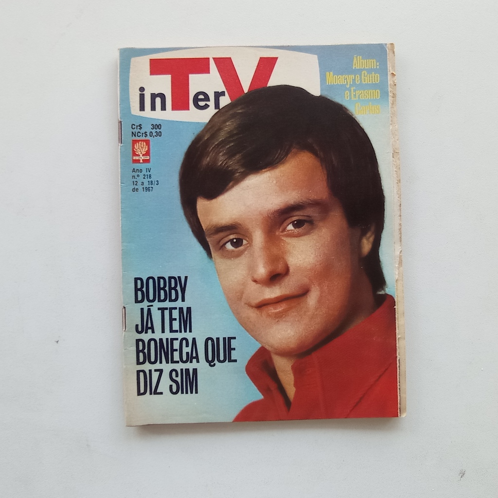 Revista TV Intervalo nº 218 - 1967 - Reginaldo Rossi / Martinha / Bobby