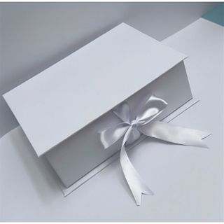 2 caixas de presente 25x20x10, caixa cartonada, caixa branca em Oferta na Shopee