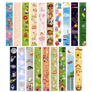 Regua de Crescimento Adesiva Infantil Quarto Bebe Criancas Decorativo Desenhos Girafa Dinossauro em Oferta na Shopee