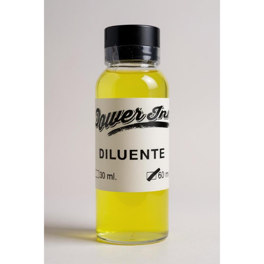 Diluente Para tinta  Pigmento Tatuagem tattoo 60 Ml