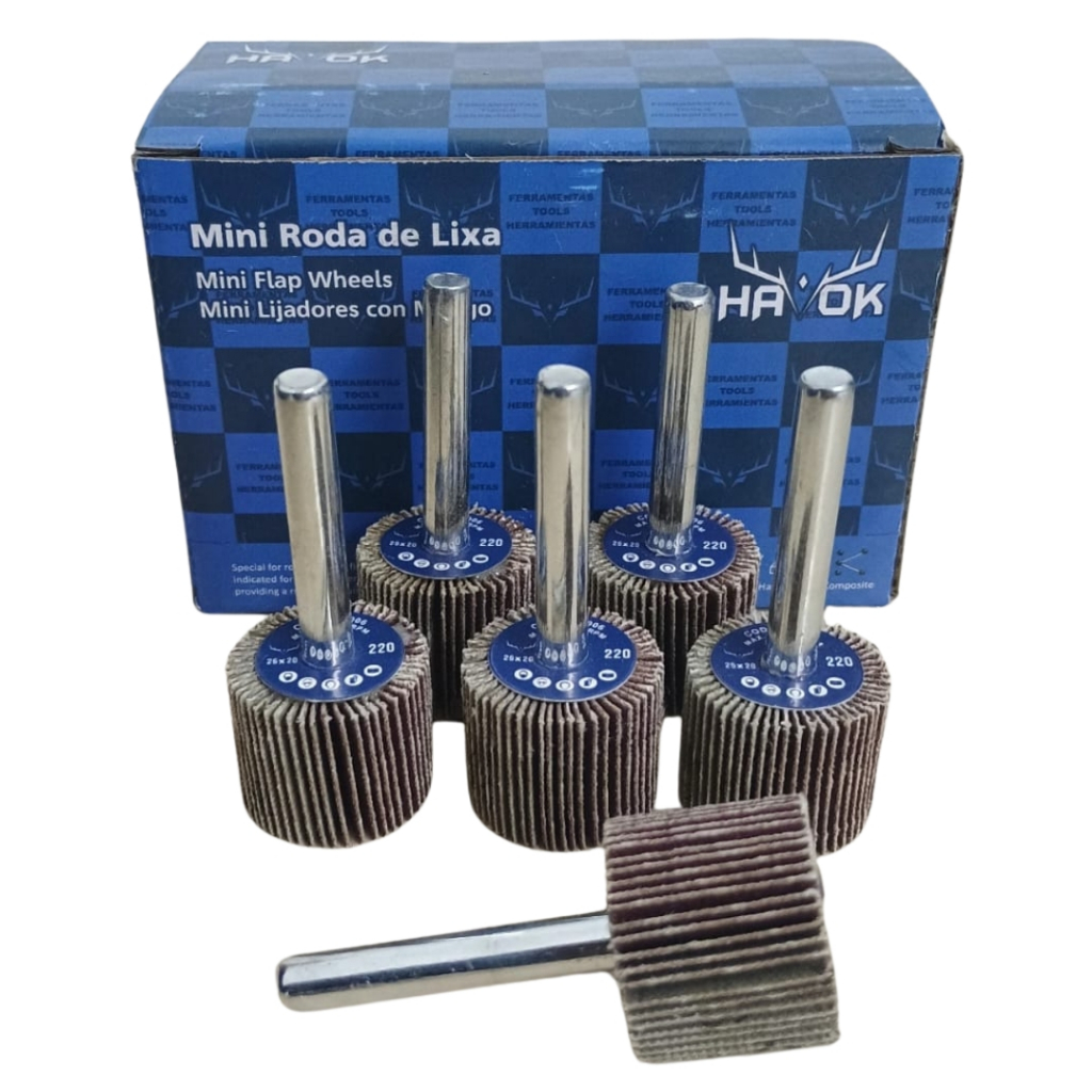 Roda De Lixa MK 30x20 Grãos 36 Ao 320 - 10un em Oferta na Shopee