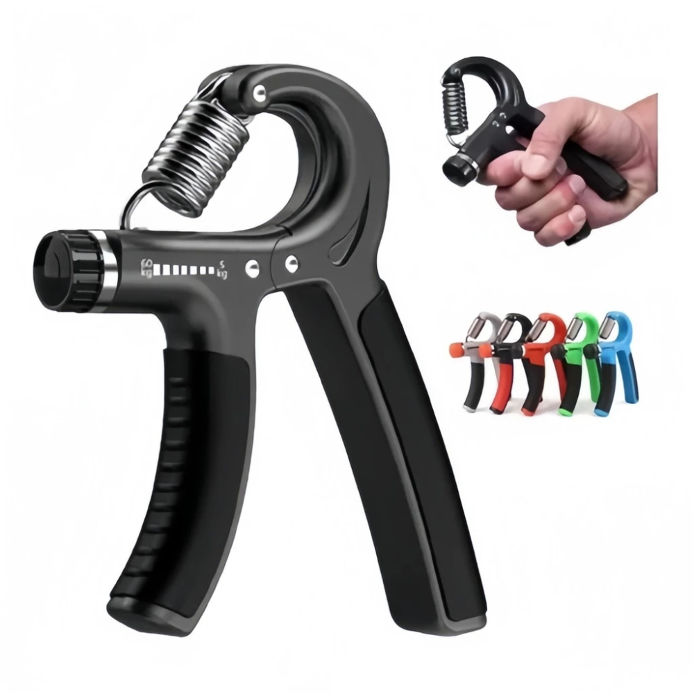 Hand Grip Flexor de Punho com Mola Ajustável 5kg a 60kg | Exercício Antebraço, Mãos e Dedos / Entrega Rápida