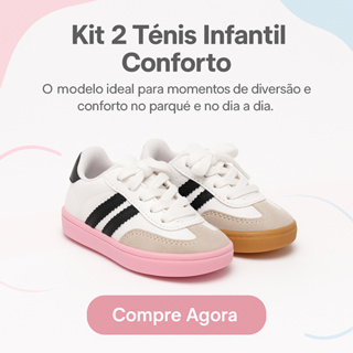Kit 2 Tênis Baby Sambinha Unissex  Conforto e Estilo 20 ao 27 – garanta já o Sambinha do seu bebê! em Oferta na Shopee