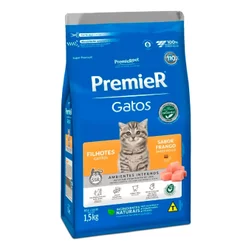 Ração Premier Ambientes Internos Gatos Filhotes Frango 1,5kg