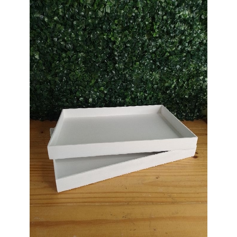 Bandeja Branca Mdf 30x20x3 cm em Oferta na Shopee