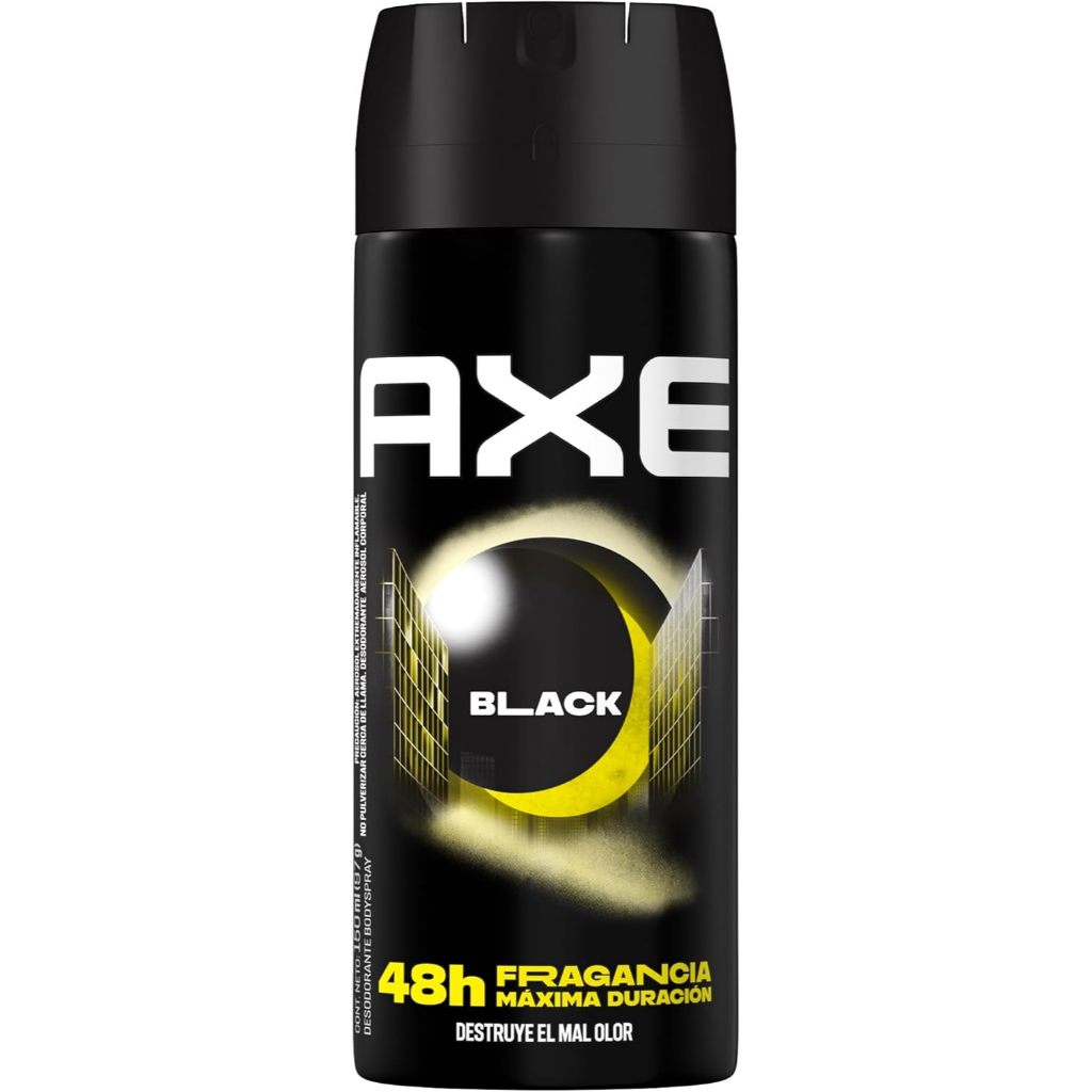 Desodorante Antitranspirante Axe Aerossol Black 48h Com 150ml em Oferta na Shopee